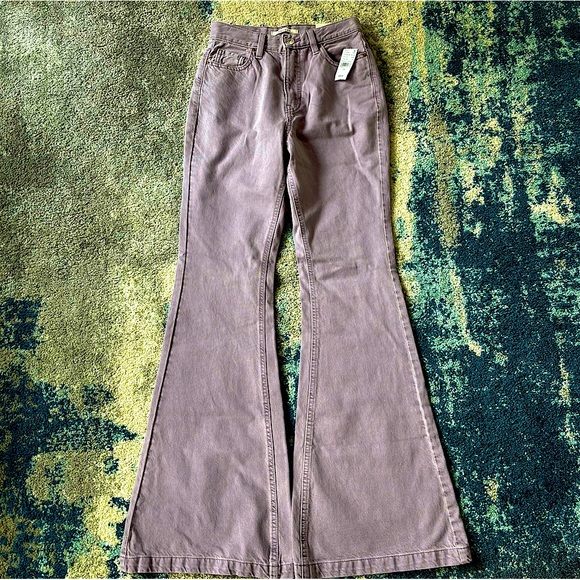PacSun Denim - PacSun High Waisted Flare Jeans Color: Dusty LAVENDER Size 25 NWT